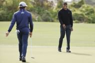 Tiger and Charlie Woods, 2023 PNC Championship (Image via Getty).